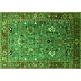 thumbnail image 1 of Ahgly Company Indoor Rectangle Oriental Green Industrial Area Rugs, 2' x 3', 1 of 4