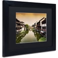 thumbnail image 2 of Trademark Fine Art "Water Town II" Canvas Art by Philippe Hugonnard, Black Matte, Black Frame, 2 of 4