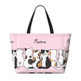 thumbnail image 2 of Honeii Cute Cats for Tote Bag with Adjustable Strap,Beach Bag, Waterproof Sandproof Beach Tote Bag, Large Capacity Foldable Beach Bags, 2 of 7