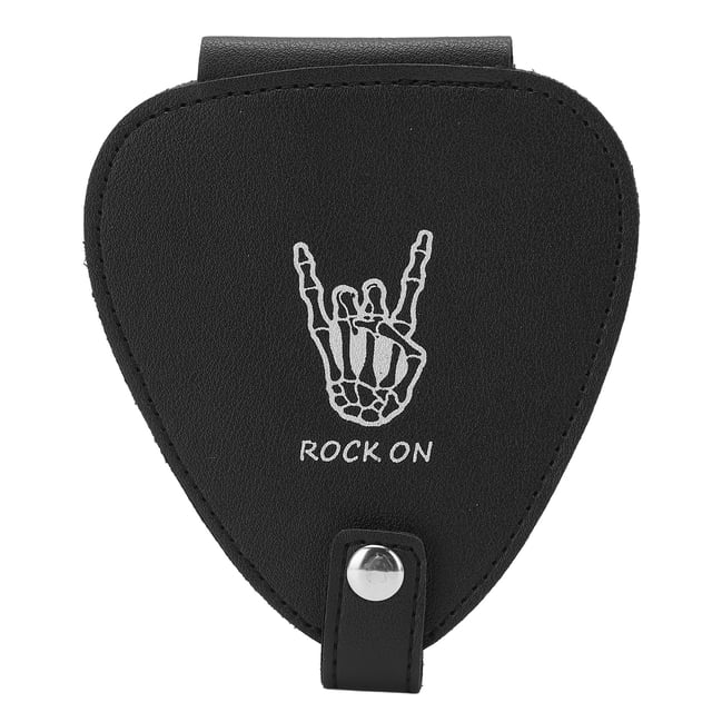 Guitar Picks Holder Case, Fine Bilateral Stitching Pick Bag Scratch Resistant For Storage Without Picks