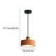 thumbnail image 3 of Lámpara Colgante de Hierro | Iluminación Minimalista Moderna para Barra o Escritorio | Luz Ambiental Suave y Ajustable de Techo | Blanco/Negro/Gris/Naranja | 83.27x6.30 in | Paquete de 1, 3 of 7