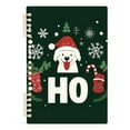 thumbnail image 7 of FORMRS 1-Subject Spiral Notebook 8" x 5" College Ruled 60 Refillable Sheet A5 Hard Cover, 2 Pack, Christmas Dog, 7 of 7