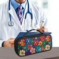 thumbnail image 5 of COEQINE Hippie Flower Stethoscope Storage Bag Small Nurse Pouch Storage Bags for Moving Storage Zipper Bags for Organizing Stethoscope Case for Nurse and Doctor, 5 of 7