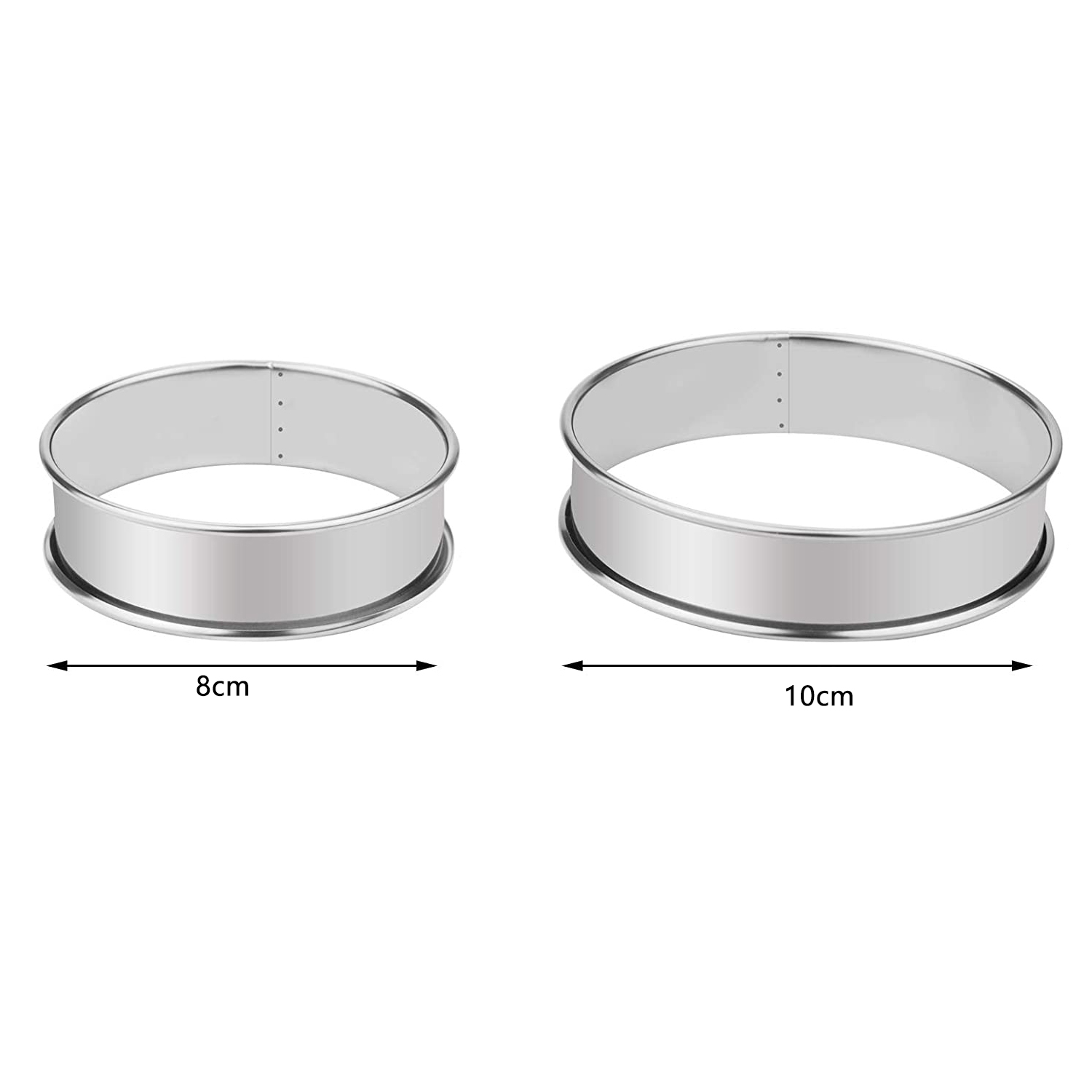 tart ring molds Muffin Tart Rings Cake Ring Crumpet Rings Tart Rings