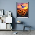 thumbnail image 7 of Diamond Art Kits for Adults - 5d Sunset Sunflower Butterfly Fields Diamond Painting for Adults, Diamond Art for Adults Beginners, Diamond Painting Kits for Adults for Home Wall Decor, 7 of 7