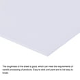 thumbnail image 4 of Uxcell White ABS Plastic Sheet 7x4x0.2inch for Building Model, DIY Crafts, Panel, 4 of 6