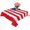 Red, variant on Retro American Flag Table Cloth Waterproof Tablecloths, Vintage USA Flag Red Blue Wooden Tablecloth Dining Table Cover for Kitchen Party Tabletop Outdoor, Square Tablecloth 54x54 Inch