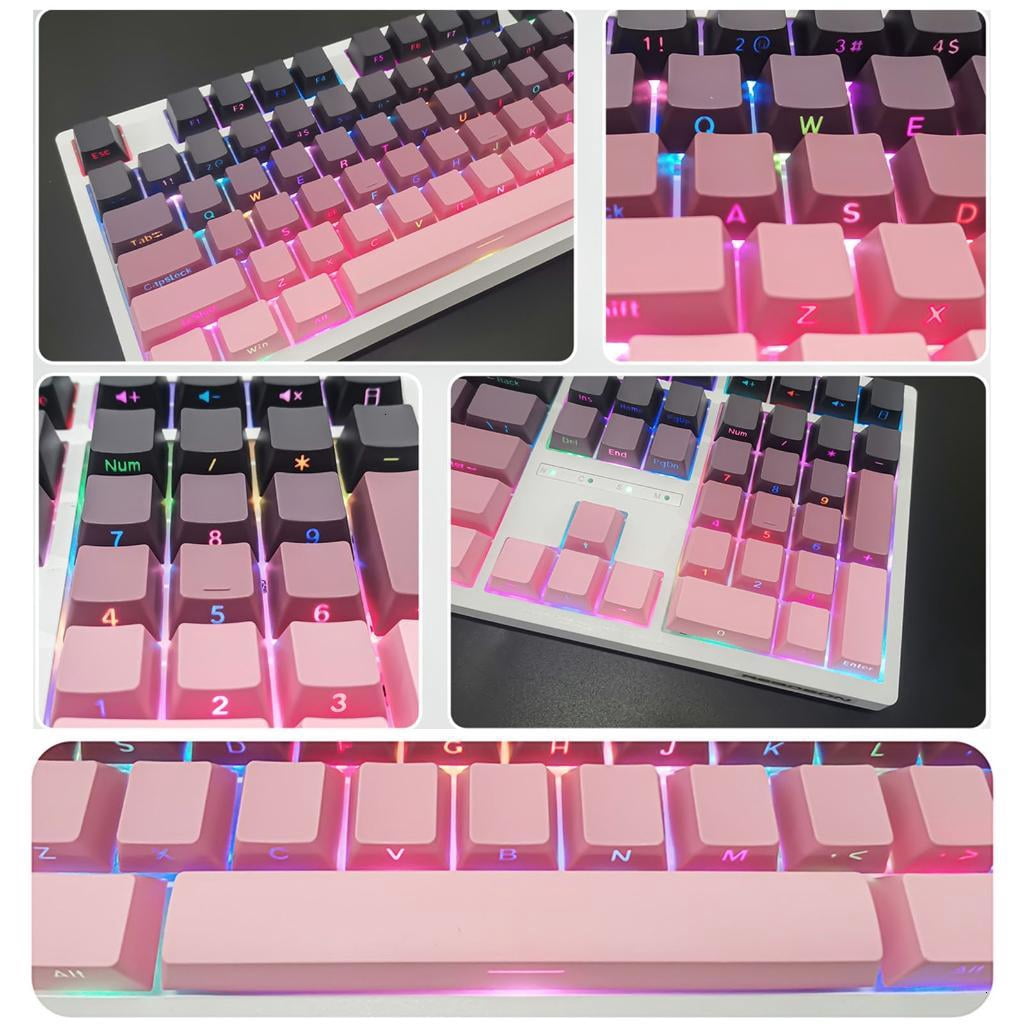Keycaps Unique Dye-Subbed Color with OEM heightErgonomic Feel for Mechanical Keyboards Keycaps Replacement