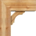 thumbnail image 3 of Ekena Millwork 8"W x 20"D x 20"H Olympic Block Rough Sawn Bracket w/ Offset Brace, Western Red Cedar, 3 of 25