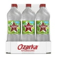 Ozarka Sparkling Water, Zesty Lime, 33.8 oz. Bottles (Pack of 12