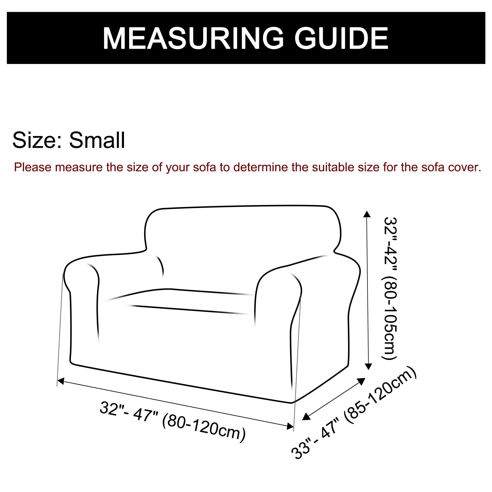 Unique Bargains Solid 1/2/3 Seater Sofa Cover Stretch Couch Slipcover Beige Armchair
