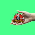 thumbnail image 2 of Looney Tunes Bugs Bunny Old School Patch - Officially Licensed Warner Bros. Embroidered Artwork Iron-On / Sew-On PATCH, 2 of 2