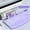 Purple-Wired, variant on Wagpak Wireless Keyboard 7 Color Backlit Wrist Rest Rechargeable 112 Keys Quiet Keyboard-White