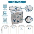 thumbnail image 6 of Blue Starfish Coastal Table Runner 70 Inches, Summer Beach Coral Ocean Bed Runner Dresser Scarves Tabletop for Indoor Outdoor Parties/Ceremony/Banquet, 13" x 70", 6 of 9