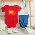 thumbnail image 3 of Retro MTV Logo Moon Man Graffiti Romper Boys or Girls Infant Baby Brisco Brands NB, 3 of 6