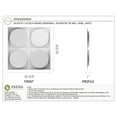 thumbnail image 2 of Ekena Millwork 19 5/8"W x 19 5/8"H Adonis EnduraWall Decorative 3D Wall Panel (50-Pack for 133.73 Sq. Ft.), 2 of 12