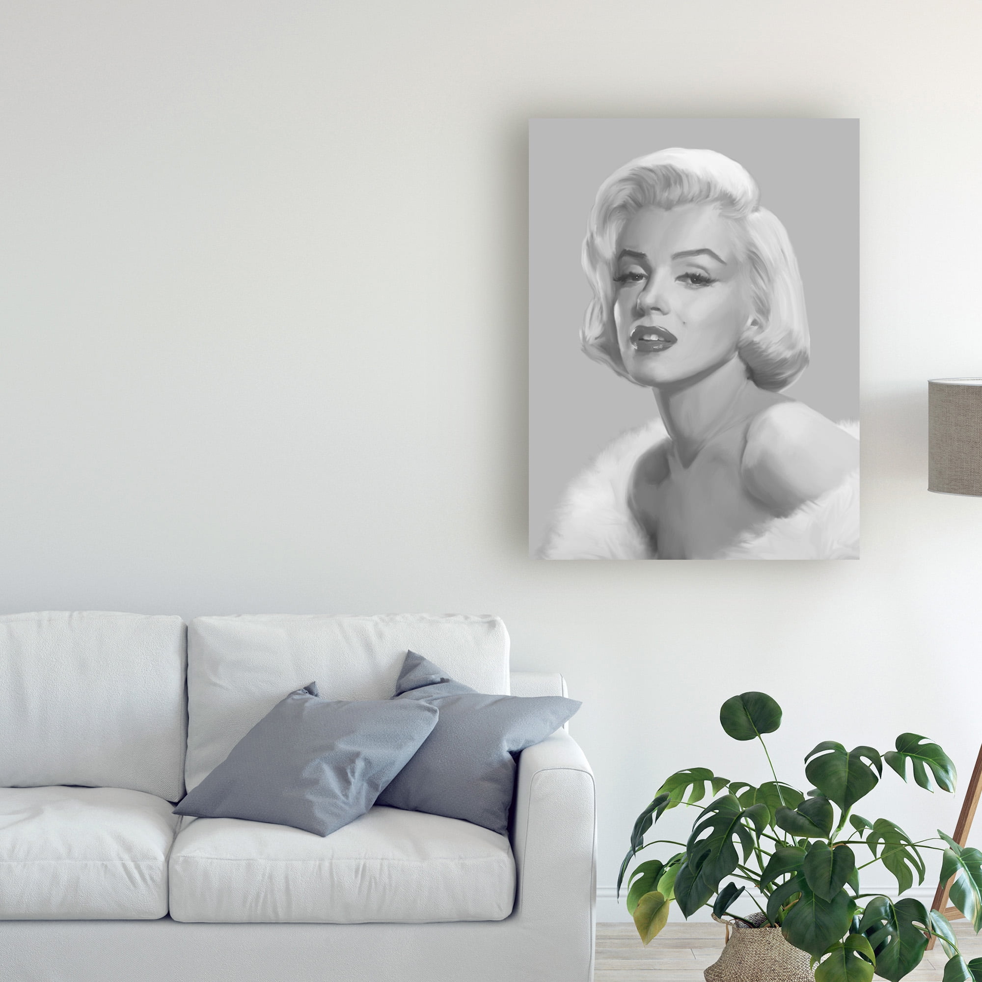 Trademark Fine Art 'True Blue Marilyn' Canvas Art by Chris Consani