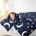 thumbnail image 4 of Feelyou Cartoon Astrology Twin Comforter Sets, Glitter Stars Moon Bedding Set, 2 Pieces, 4 of 8
