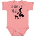 thumbnail image 3 of Inktastic I'd Rather Be in Paris- shopping and travel Girls Baby Bodysuit, 3 of 5