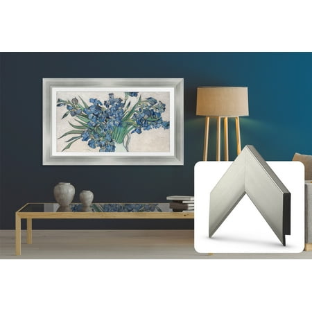Frame My TV.com - Deco Premiere Bezel for Samsung the Frame TV - 85" - Burlwood
