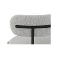thumbnail image 5 of Meridian Furniture Beacon Taupe Vegan Leather and Boucle Dining Chair (Set of 2), 5 of 9