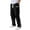 Black&&100, variant on CONROSES Mens Baggy Sweatpants Letter Graphic Pants for Men Casual Wide Leg Elastic Waist Drawstring Soft Loose Sports Joggers With Pockets
