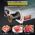 thumbnail image 4 of VEVOR Commercial Meat Slicer, 240W Electric Deli Food Slicer, 10 inch Carbon Steel Blade Electric Food Slicer, 350-400RPM Meat Slicer, 0 - 0.47 inch, 4 of 9