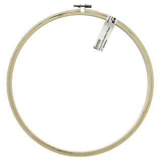 Essentials by Leisure Arts Wood Embroidery Hoop 4 Bamboo - wooden hoops  for crafts - embroidery hoop holder - cross stitch hoop - cross stitch  hoops