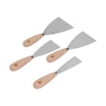 thumbnail image 1 of Espátula para masilla, 4 piezas, espátula para masilla, raspadores, juego de espátula para masilla, durabilidad probada en el tiempo, 1 of 8