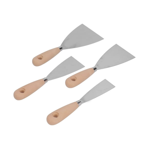 Espátula para masilla, 4 piezas, espátula para masilla, raspadores, juego de espátula para masilla, durabilidad probada en el tiempo