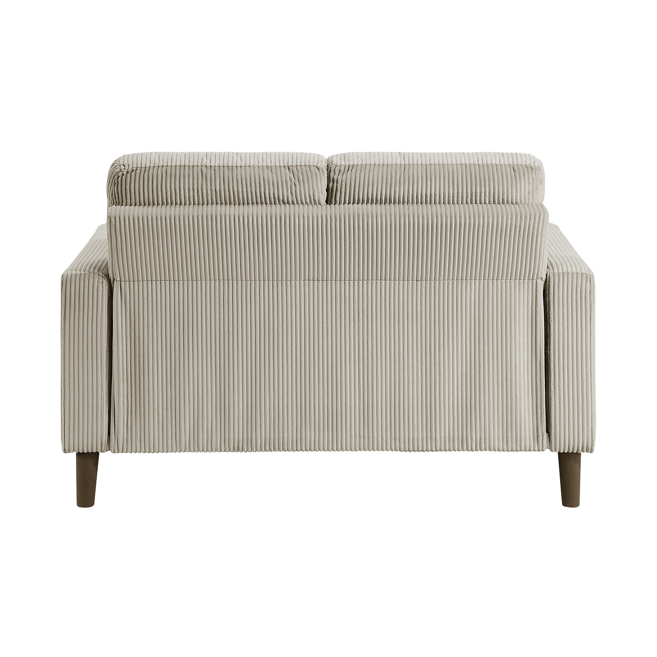 OakvillePark Mapleholt Corduroy Loveseat, Taupe