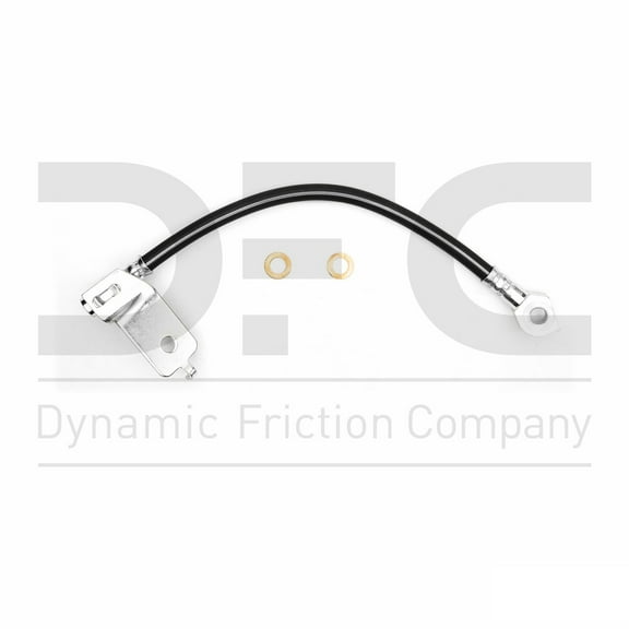 Rear Left Dynamic Friction Company Brake Line Hose 350-55021 For 1995-1997 Lincoln Town Car