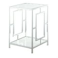 thumbnail image 2 of Ergode Ergode Town Square Chrome End Table with Shelf, 2 of 2