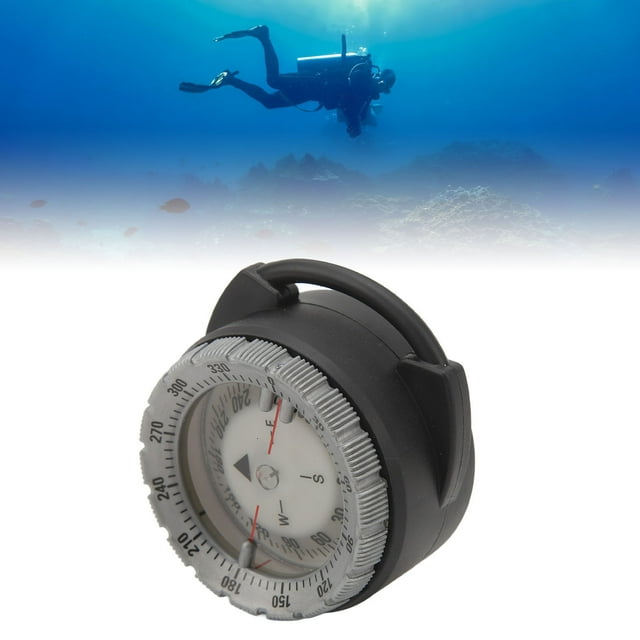 Luminous Dive Compass, 50M Marine Magnetic Compass Watertight for Diving Water Sports