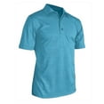 thumbnail image 1 of Monterey Club Men's Noise Emboss Flat Knit Collar Pique Golf Polo Shirt #1278, 1 of 2