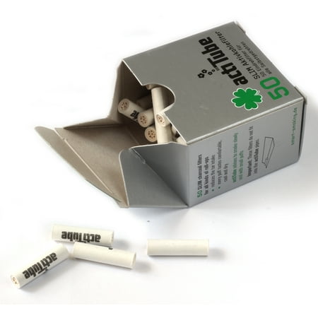 

actiTube - activated CHARCOAL slim filters for rolling - 1 box = 50 filters