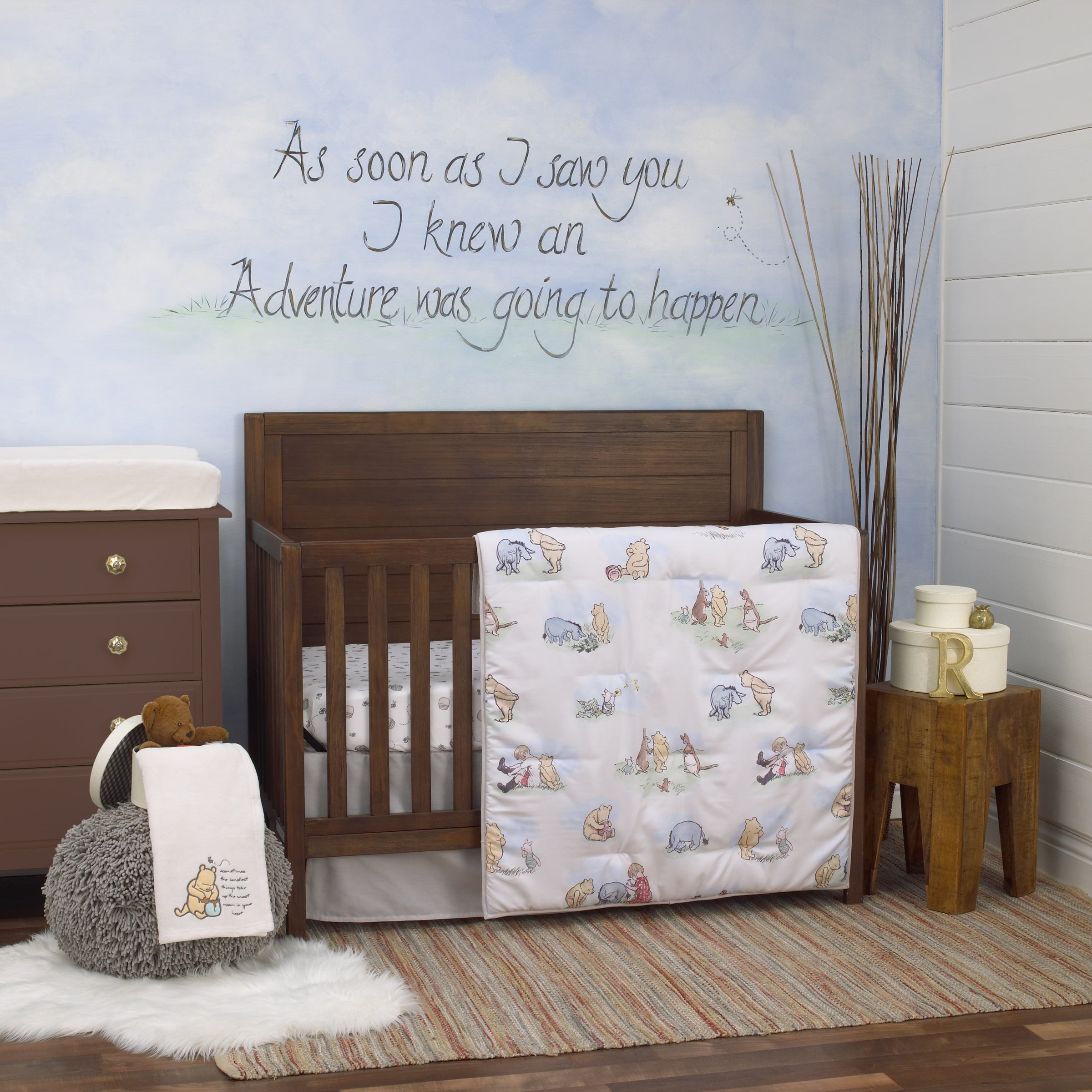 pooh bear crib