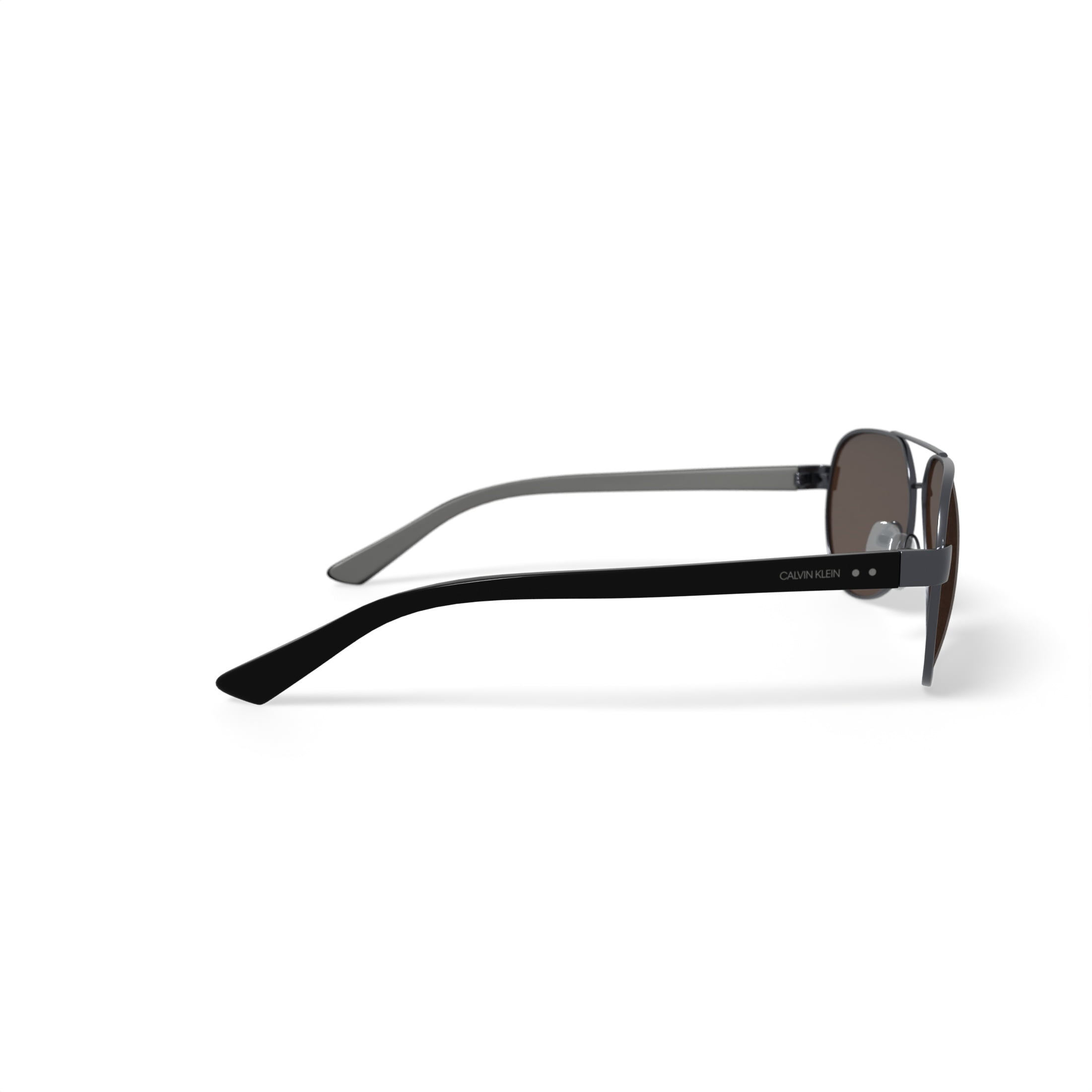 Calvin Klein Unisex Rx'able Fashion Sunglasses, CK19300SG, Gunmetal, 59-13-140, with Case