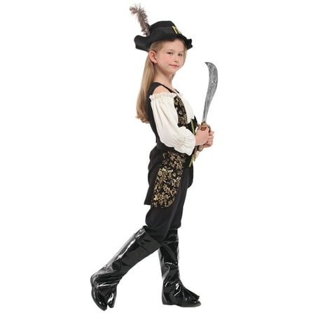stylesilove Adorable Little Girls Halloween Costume Party Cosplay Dress (XL/10-12 Years, Pretty Swords Girl)