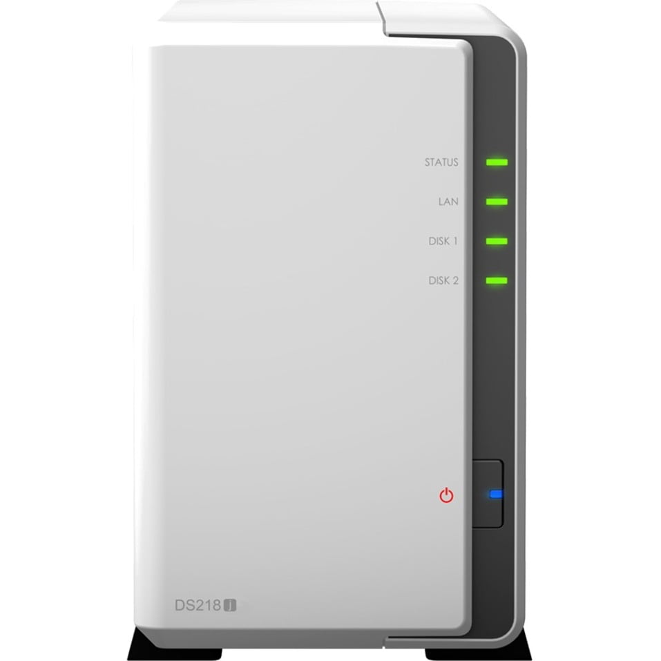 Synology DS218J 2 bay NAS DiskStation DS218j (Diskless) - Walmart.com