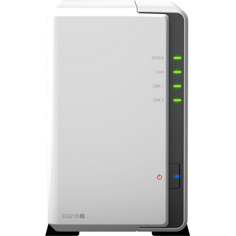 Synology DS218J 2 bay NAS DiskStation DS218j (Diskless) - Walmart.com