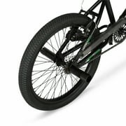Hyper Bicycles 20 Boys Spinner BMX Bike, Children Ages 8-13, Matte Black