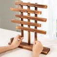thumbnail image 3 of Wood Balancing Strategy Puzzle Marbles Family Board Game Learning Educational Toy,XL3497, 3 of 6