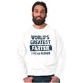 thumbnail image 5 of World's Greatest Farter Funny Fathers Men's Crewneck Sweatshirt Brisco Brands S, 5 of 6