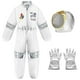 thumbnail image 1 of 1 set of children's space suit Halloween cosplay performance costume Astronaut gloves holiday party performance costume (round printed space suit (four-piece set)) (Size L (120-130CM)), 1 of 1