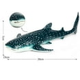 thumbnail image 2 of Wweixi Modèle d'Animal Marin de Simulation Requin Grande Bosse Grande Droite Jouets No.2, 2 of 6