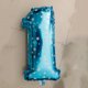 thumbnail image 5 of 5 Piezas de Papel de Aluminio por Decoración 1 en apariencia Suministro de Envoltorio preestablecer de Chico azul Soledad Primer cumpleaños globos, 5 of 10