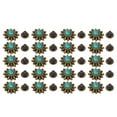 thumbnail image 2 of 20 Sets Rivets Vintage, Metal Conchos Buckles Daisy Conchos Buckles Botón, 2 of 7
