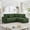 Green, variant on 93" Reversible Traditional Sofa, Clearance Couches with Stable Frame, Modern Sofa Couch with Comfortable Support for Living Room, Black