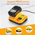 thumbnail image 2 of Cargador de Batería Lenoya DCB112 para Dewalt 12V/20V, 2 of 6